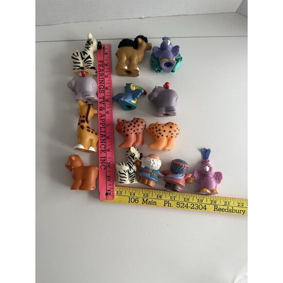 Fisher Price Little People Noahs Ark Zoo Animals Noah Figure Lot peacock camel - Picture 7 of 7